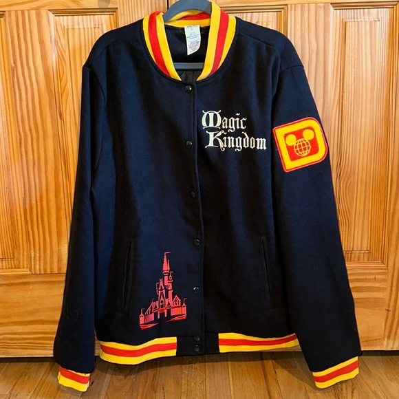 Mickey Mouse and Friends Magic Kingdom Varsity Jacket for Adults - Picture 3 of 9